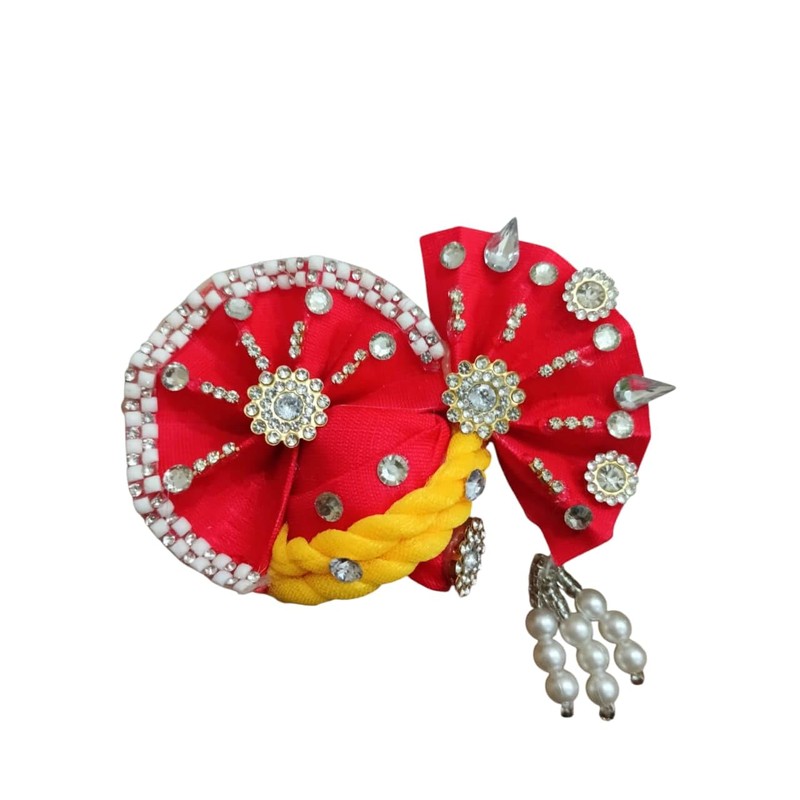 Divine-Interiors Laddu Gopal Pagdi Designer Mukut Set for Kanha ji,