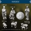 DANFORTH – Palm Tree Nativity Figurine – Handcrafted Pewter Nativity