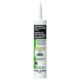 Custom Building Products Commercial #122 Linen 100% Silicone Caulk 10.1 oz.