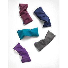 Yogamatters Organic Eye Pillow, 100% Cotton | Yoga, Relaxation and Meditation Linseed Eye Pillow (Navy Blue)