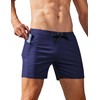 AI'MAGE Men's Sexy Swimsuit Sqaure Leg Swim Trunks Summer Quick