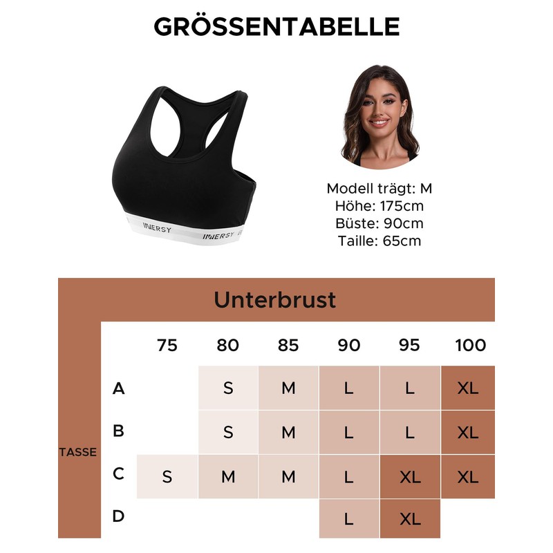 INNERSY Women's Bra Without Underwire Classic Bras Unpadded Comfortable Bustier