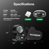 VIVOSUN 30X 60X Illuminated Jewelers Loupe Foldable Magnifier with LED