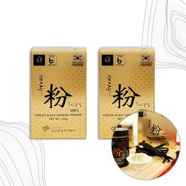 Geongangbogam Goryeo Black Ginseng Nine-Steaming and Nine-Drying Ginseng Powder Geumheuk 220g / 건강보감 고려 흑삼 구증구포 인삼 분말 금흑 220g