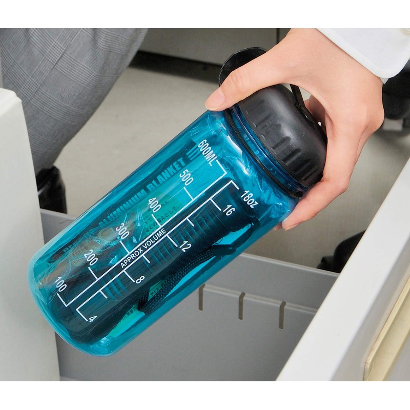 Smart Emergency Bottle, Emergency Preparedness Goods, Carabiner Included, Compact, 20.1