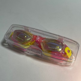 Lalapala Swim Goggles, Children's Swimming Goggles, Swimming Goggles, 3-14 Years Old, Water Glasses, UV Protection, Anti-Fog, UV Protection, Antibacterial, Leak Proof, Lightweight, Clear, Adjustable