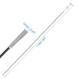 HARFINGTON Flexible Grabber Claw Pick Up Tool 63 Inch 4 Claws Stainless Steel Sewer Cleaning Hook Unclog Sink Sewer Hair Drain Cleaner Tool Sink Unclogger for Toilet Bathtub Sewer Grey