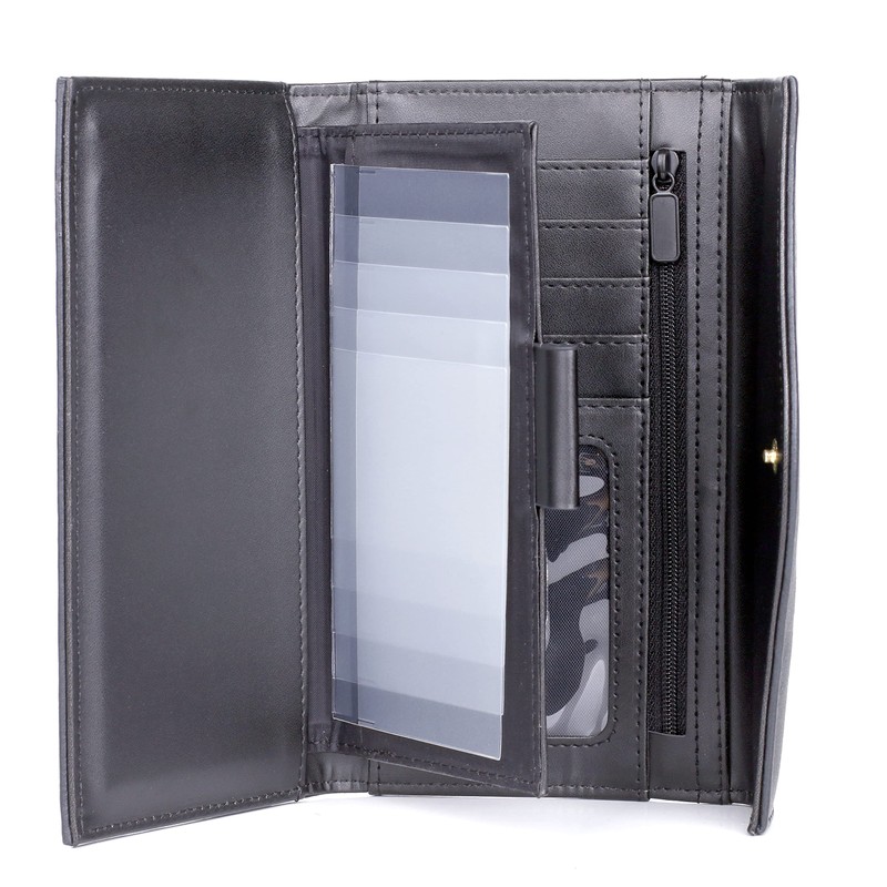 Julia Buxton Heiress Organizer® Clutch Black