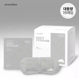 SteamBase 스팀베이스 데일리 아이마스크 15매입 2종 택1 무향밤공기 185612 [15매입 (무향)185612] Steam Base Daily Eye Mask 15 Sheets 2 Types Choose 1 Unscented Night Air 185612 [15 Sheets (Unscented) 185612]