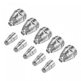 sourcing map 1.5mm P80 Electrode Plasma Cutting Consumable Cutter Torch Nozzle Tips & Plasma Cutting Electrode, for Air Plasma Cutting Machine, 5Pcs