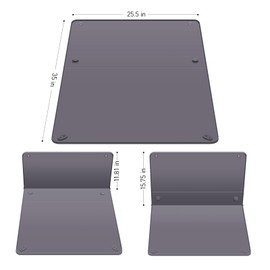 SNAHWGI Pee Pad Holder for Dogs, Foldable Puppy Pad Holder with Suction Cups, No Spill Dog Pee Pad Tray Holder, Washable Training Pads for Indoor Floor Protection and Wall