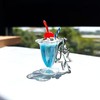 Veloshine Simulated Cream Cup Keychain, Pendant Hanging Ornament Decorations Birthday