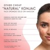 Esponjas Faciales Konjac Limpieza Tratamientos Paquete 100 Naturales Libres Microplásticos