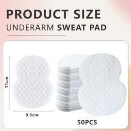 Cosmeria Achselpads Damen 50 Stück, Einweg Anti Schweiß Pads Für Kleidung, Unsichtbare Schweißpads Mit Starker Haftung, Ideal Für Alltag Und Reisen