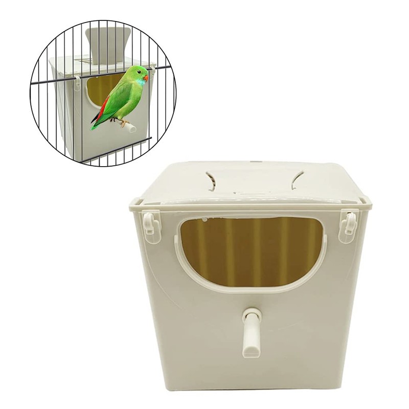 WOEIFGV Bird Breeding Box Parakeet Nesting Box Bird Nest House