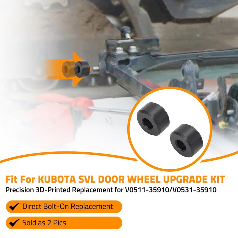 For Kubota SVL65 SVL75 SVL97 Door Roller Replacement V0511-35910
