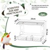 Window Bird Feeder, 2-in-1 Bird House Window Pane, Bird Feeder