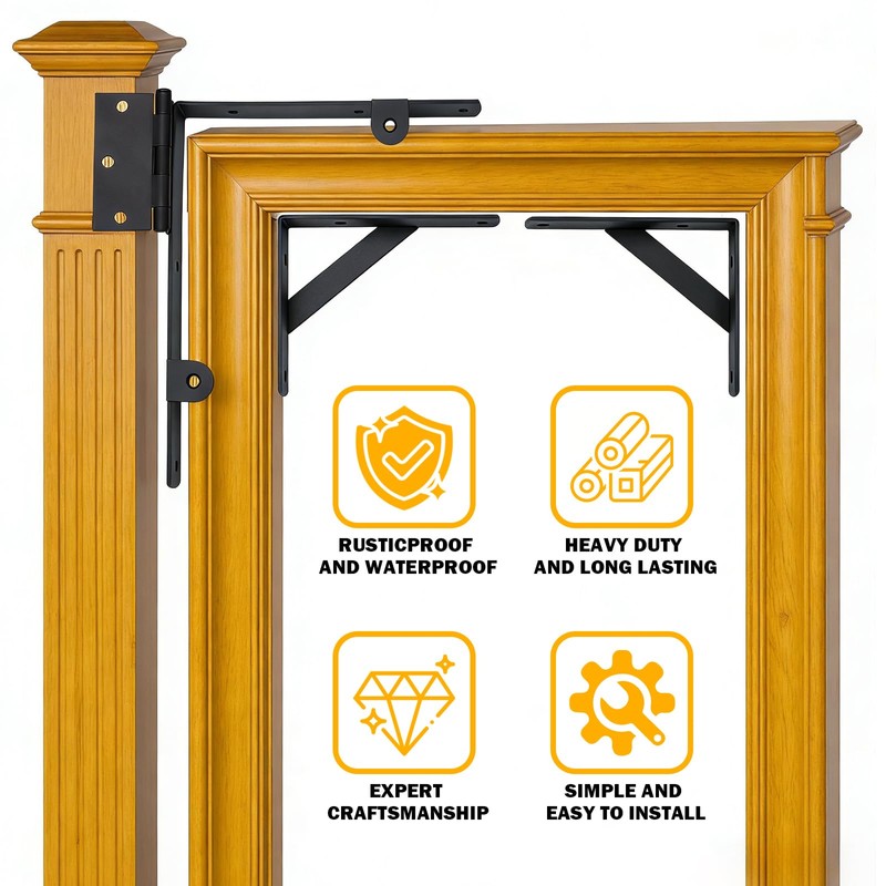 1 Sets Anti-Sag Gate Kit, Heavy Duty No Sag Gate