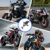 LYPPUL Motorcycle Number Plate Holder, Universal Number Plate Holder, Adjustable