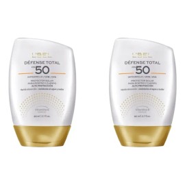 Set De 2 Protector Solar 80 Ml Defense Total De L'bel Fps50