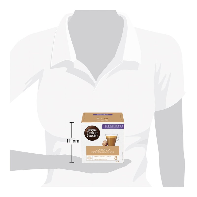 Nescaf? Dolce Gusto Cortado Espresso Macchiato (Pack of 3, Total