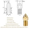 KOYOFEI 20PCS Brass Nozzles for Ender 3 V3 SE, 3D