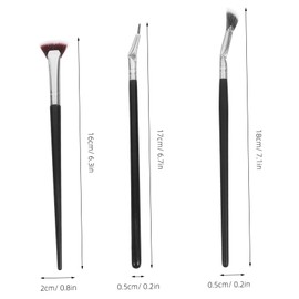 WOONEKY Professional Brush for Mascara Application Lash Separation Soft Bristles Comfort Grip Makeup Brush Set