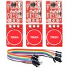 WWZMDiB 6Pcs TTP223 Digital Capacitive Touch Sensor, Self Calibration Self