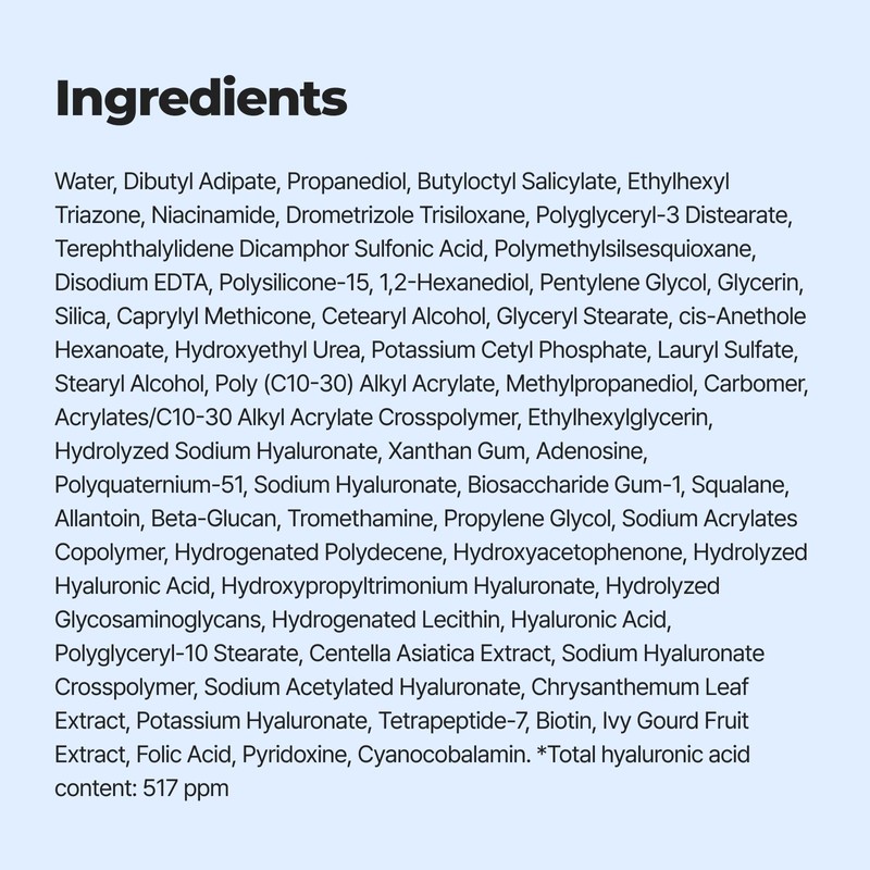 Sunscreen Hyaluronic Acid Fresh Sun Serum 50ml