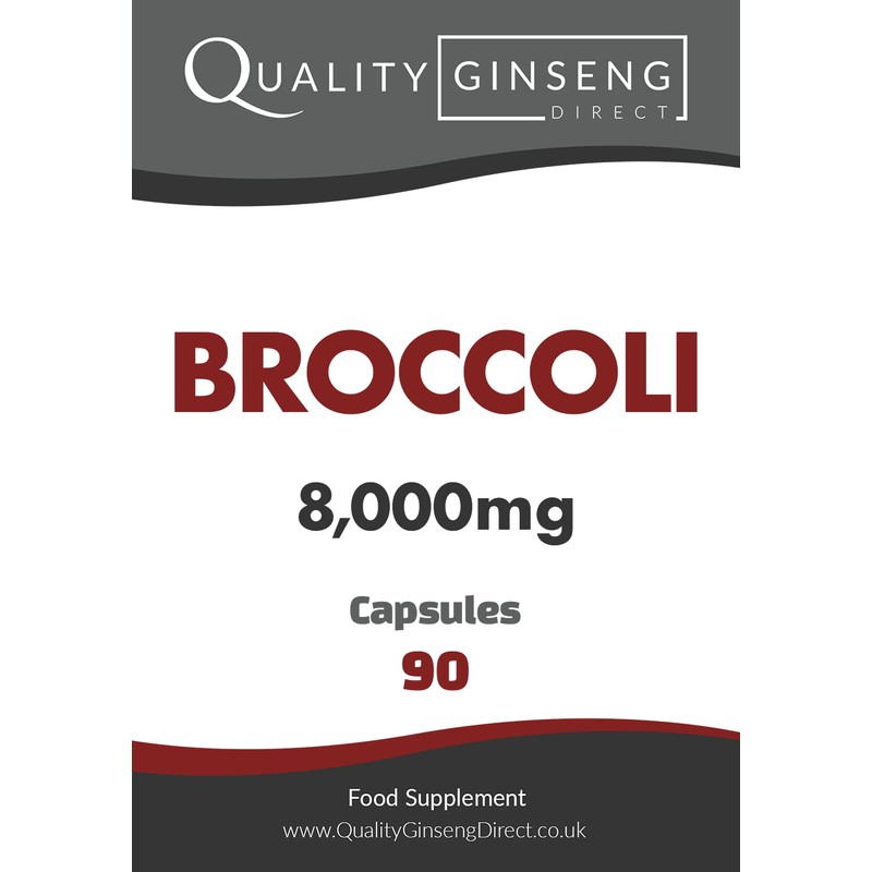 Broccoli | 8,000mg Capsules | Powerful Formula (90 Capsules)