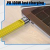 Short USB To USB C Cable 40Gbps 100W Fast Charging