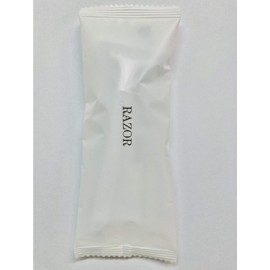 Razor Disposable Commercial Razors (RA Double Blades) 100 Pcs Amenity White T-Shape Shaver Razor Razor 2 Blades (100)