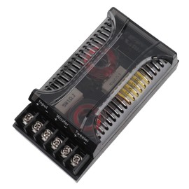 2 Pieces 2 Way Car Audio Crossover, Engine Audio Two Way Speaker Splitter, Car Audio Frequency Divider, 2 Way Speaker Frequency Divider, Car Accessories