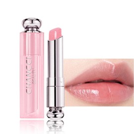 Lip Balm,Lip Oil Lip Balms,Moisturising Lip Care With Natural Oils For 24h Moisture Care,Natural Lip Protection,Lip Repair,Gifts For Teenage Girls (Strawberry Colourless)