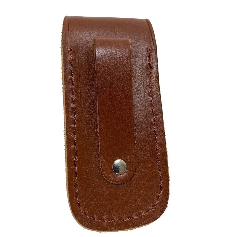 TUFF LUV Genuine Chunky Leather Tan Case Sheath Pouch [Compatible