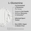 Sports Research L-Glutamine Powder – 5g Fermented Vegan Amino Acid