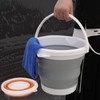 König Design Foldable Bucket, Round, Space-Saving & Robust, BPA-Free, Ergonomic