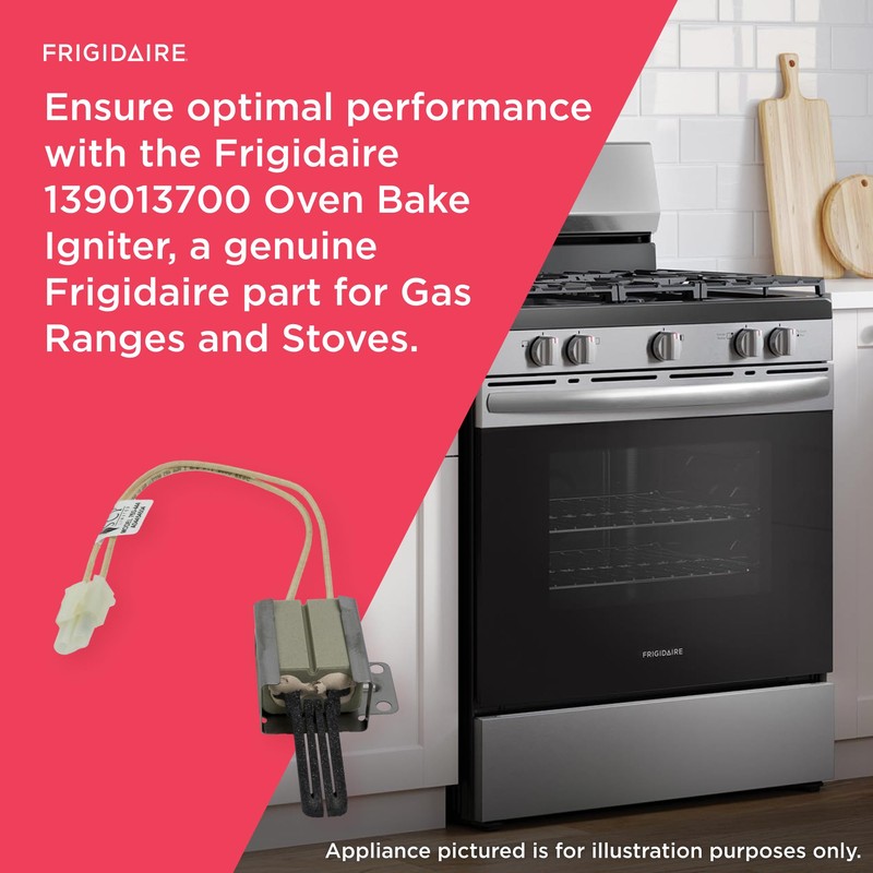 Frigidaire 139013700 Oven Bake Igniter for Gas Ranges and Stoves