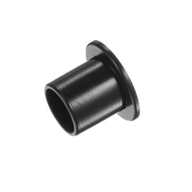 Kozelo 4pcs Nylon Flanged Sleeve Bearings [8.2mm Inner Diameter x 10mm OD x 11mm Length] Nylon Plastic Bushing for Shaft Black