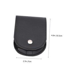 Healvian 3pcs Durable Black Nail Clipper Finger and Toenails Ergonomic Design Nail Trimmer and File for Easy Manicure and Pedicure for Friends and Family