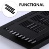TEHAUX 2pcs Aluminum Alloy Exhaust Vents Breathable Mesh Covers for