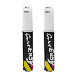 JNNJ 2 Pieces Car Paint Repair Scratch Repair Pen, Car Repair Paint, Car Brush Paint Repair Pen, Car Scratch Repair Agent, Car Paint Repair for Cars Repair Tool (White)