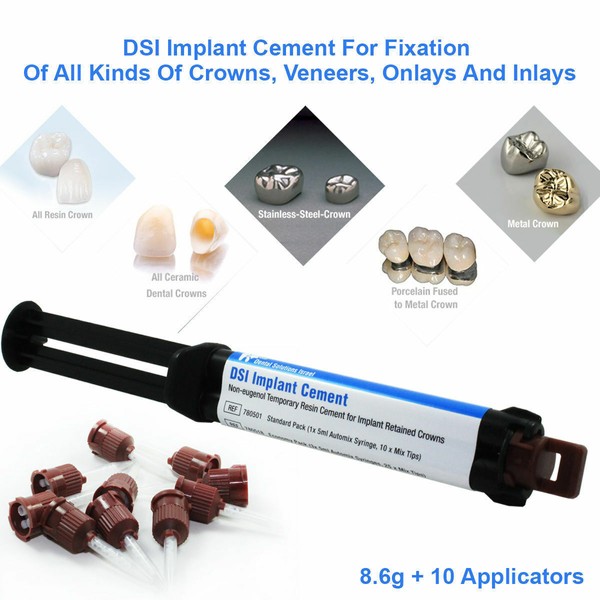 DSI DSI Dental Resin Cement Automix Self Adhesive Crowns Bridges
