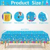 Inspireyee 4 Pieces Science Party Tablecloth Decorations Crazy Scientist Theme