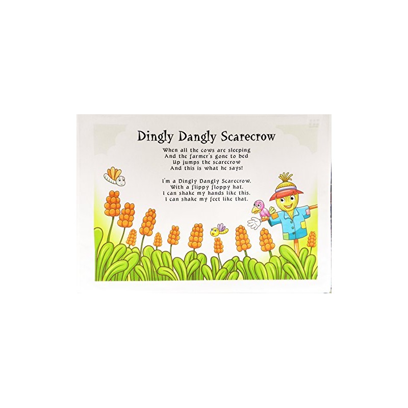 Half a Donkey Dingly Dangly Scarecrow Cotton Tea Towel