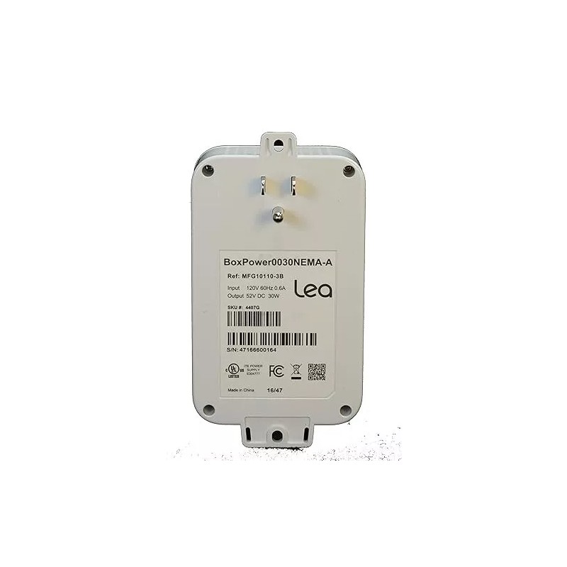 LEA Networks NetSocket1800 Powerline Adapter, HPAV2 MIMO, Filtered Outlet (3