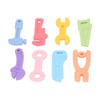 8Pcs Silicone Baby Teether Toys Soothe Babies Sore Gums Soft
