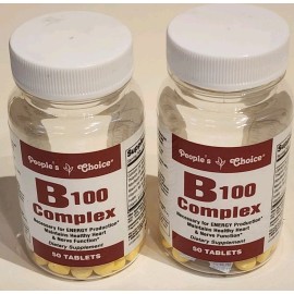 People's Choice (2) People's Choice B100 Complex 50 Tablets Free Shipping!!