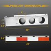 Grandroad Auto 30" Stainless Steel Mud Flap Hanger Set for