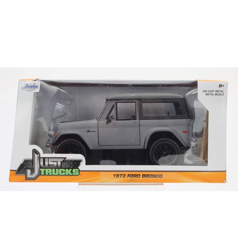 1973 Ford Bronco Grey Black 1:24 Jada Toys 98279